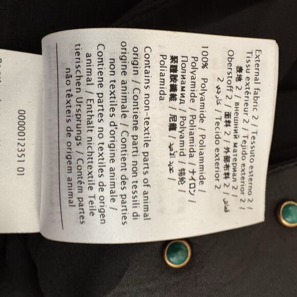 Valentino Black Leather Lace Maxi Skirt Runway 2016 Studded High Waist $10k Sz 4 - Picture 16 of 16